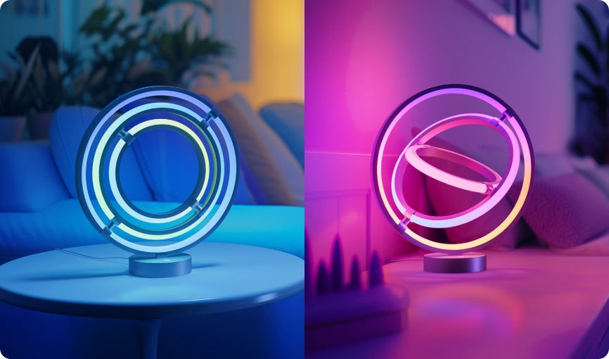 Lepro TB1 AI Smart Table Lamp with galaxy-inspired design