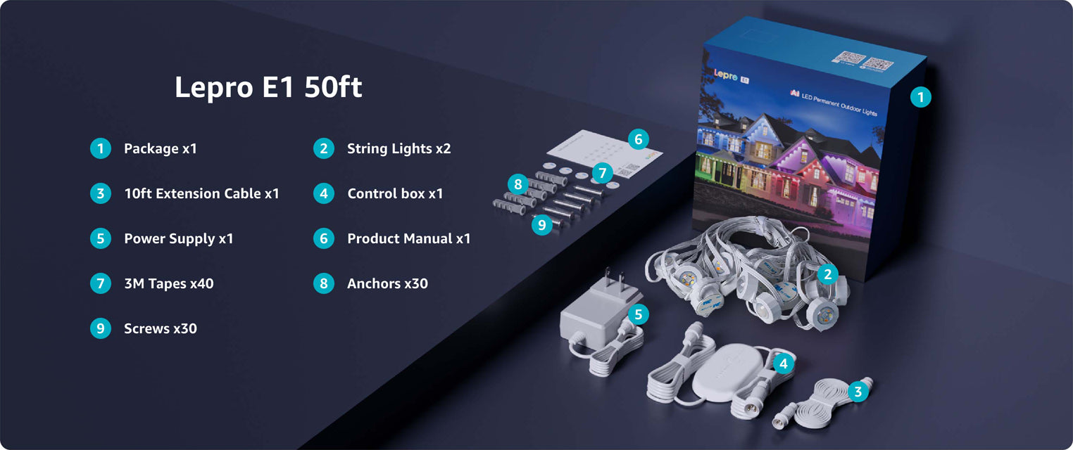 Lepro E1 50 ft package