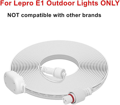 Lepro 3m/10ft Extension Lead for E1 Permanent Outdoor Lights Only