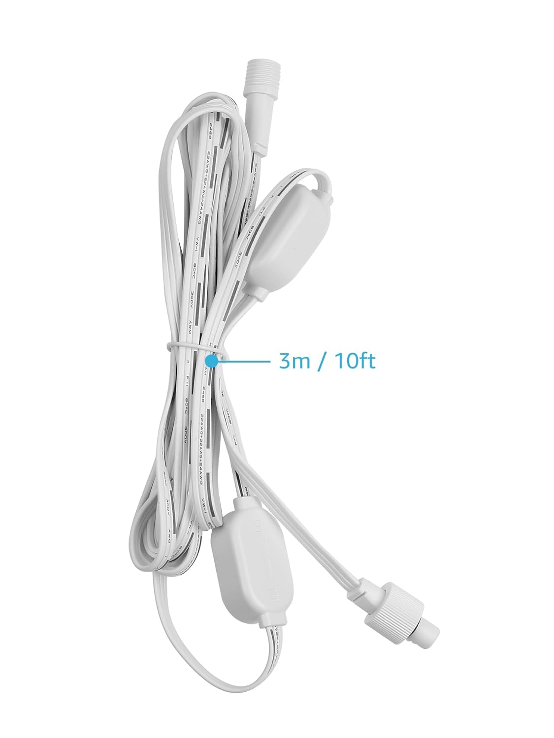 Lepro 3m/10ft Extension Lead for EE1 Permanent Outdoor Lights Only