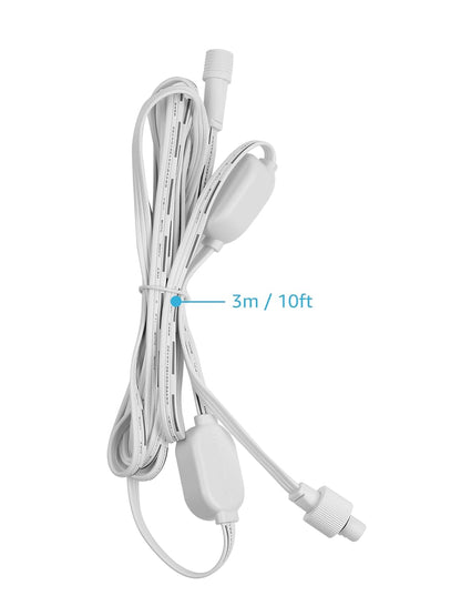 Lepro 3m/10ft Extension Lead for EE1 Permanent Outdoor Lights Only