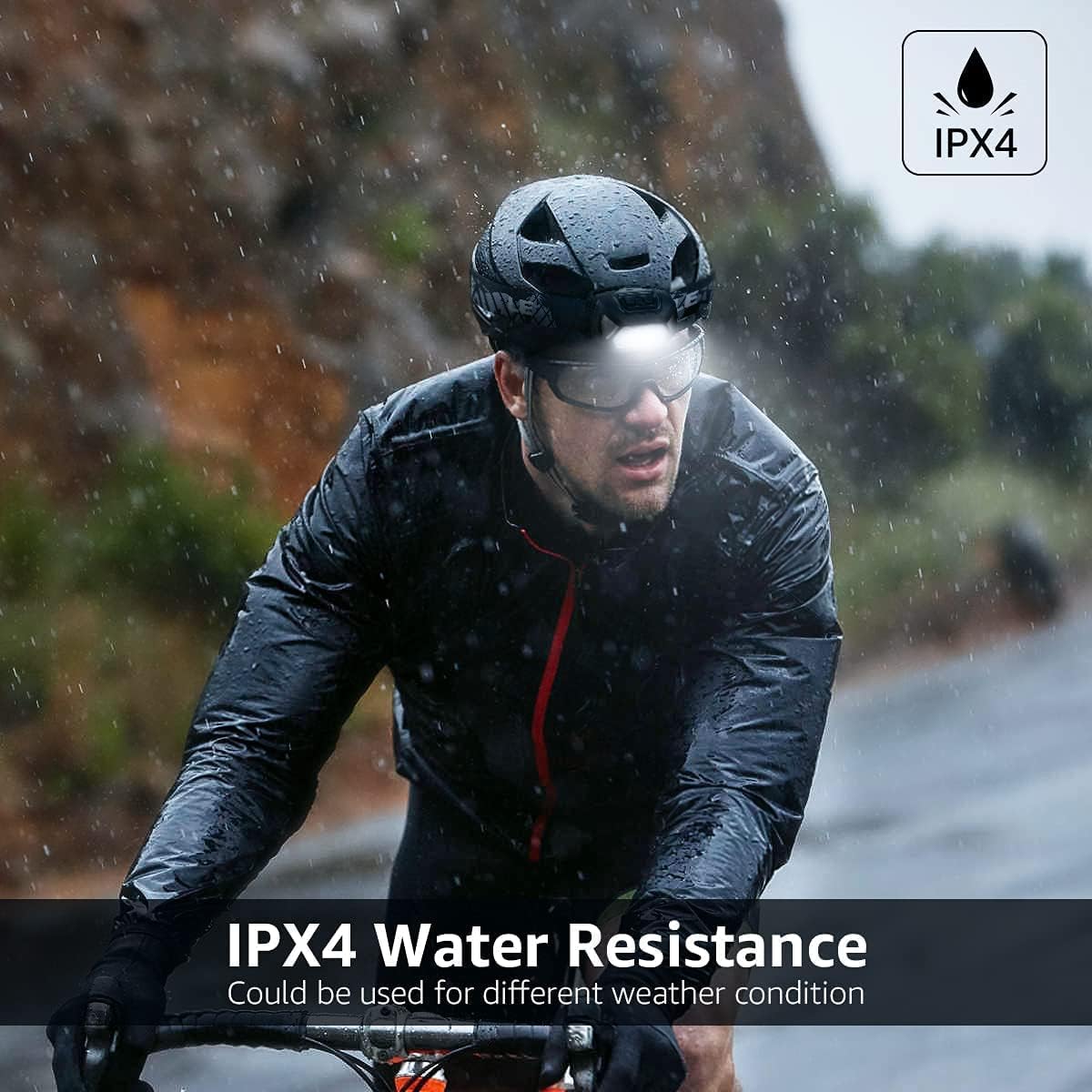 LE Head Torch, [2 Pack] Super Bright LED Headlamp with 6 Lighting Modes, Waterproof, Battery Powered LED Lightweight Headlight for Cycling Running Camping for Kids Adults [Not Included Battery]