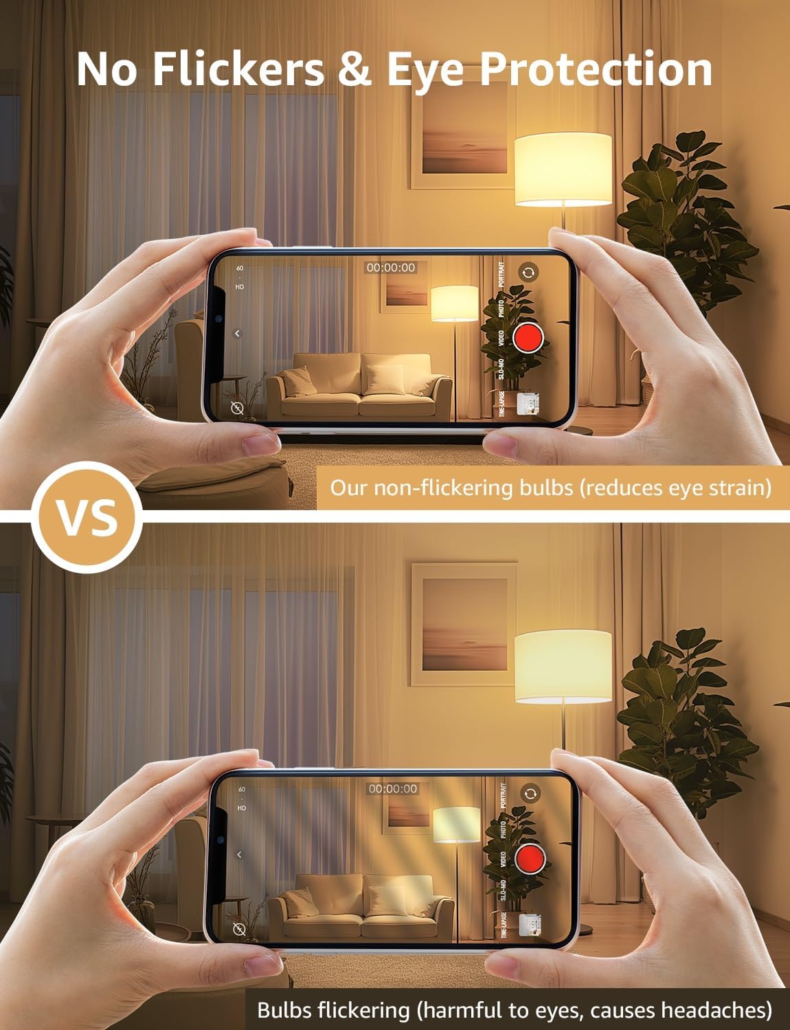 Lepro E27 Screw Bulb Dimmable, 8.5W Equivalent to 60W, Warm White 2700K E27 LED Bulbs, 806 Lumen Edison LED Light Bulb, Energy Saving E27 Bulbs for Lamp, Pack of 6