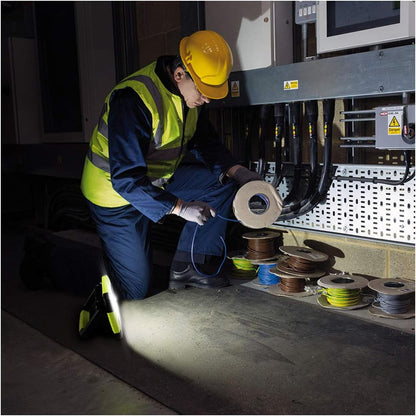 LE Camping Light Rechargeable, 1000 Lumen Portable Work Light Rechargeable, Bright Outdoor Camping Lantern with 4400mAh Power Bank, 3 Modes LED Floodlight for Emergency, Power Cuts, Tents and More