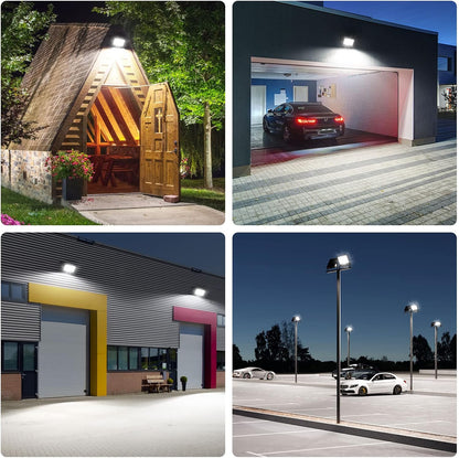 Lepro 50W Led Floodlight Outdoor, 4250LM LED Security Lights, 350W Incandescent Lamp Equivalent, Waterproof IP65, Daylight White Outdoor Lights for Warehouse, Backyard, Pack of 2 [Without Sensor]