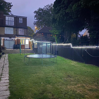 Lepro Outdoor Rope Lights Mains Powered, Connectable, 10m/33ft 240 LED Outdoor Lights Plug in, Bright Cool White, Low Voltage, Waterproof Thick Rope Lights for Garden, Tree, Pathway and More