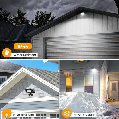 Lepro 10W Security Lights Outdoor Motion Sensor, Security Light, 850 Lumen, Waterproof, Ultra Thin Flood Light, PIR Lights Outdoor, Perfect for Garden, Forecourt, Backyard, Garages and More