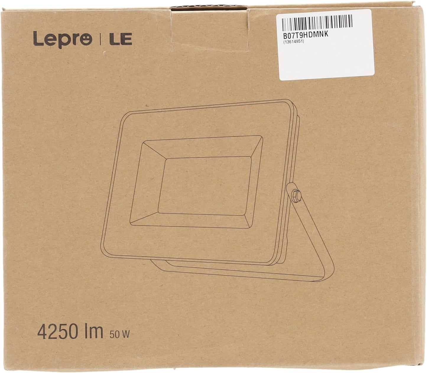 Lepro 50W Led Floodlight Outdoor, 4250lm LED Security Lights, 350W Incandescent Lamp Equivalent, Waterproof IP65, Daylight White Outdoor Lights for Warehouse, Playground, Backyard and More