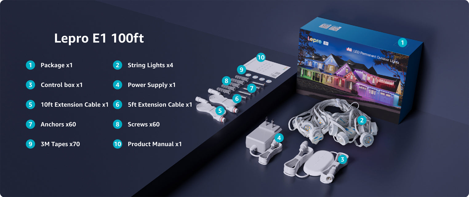 Lepro E1 100 ft package